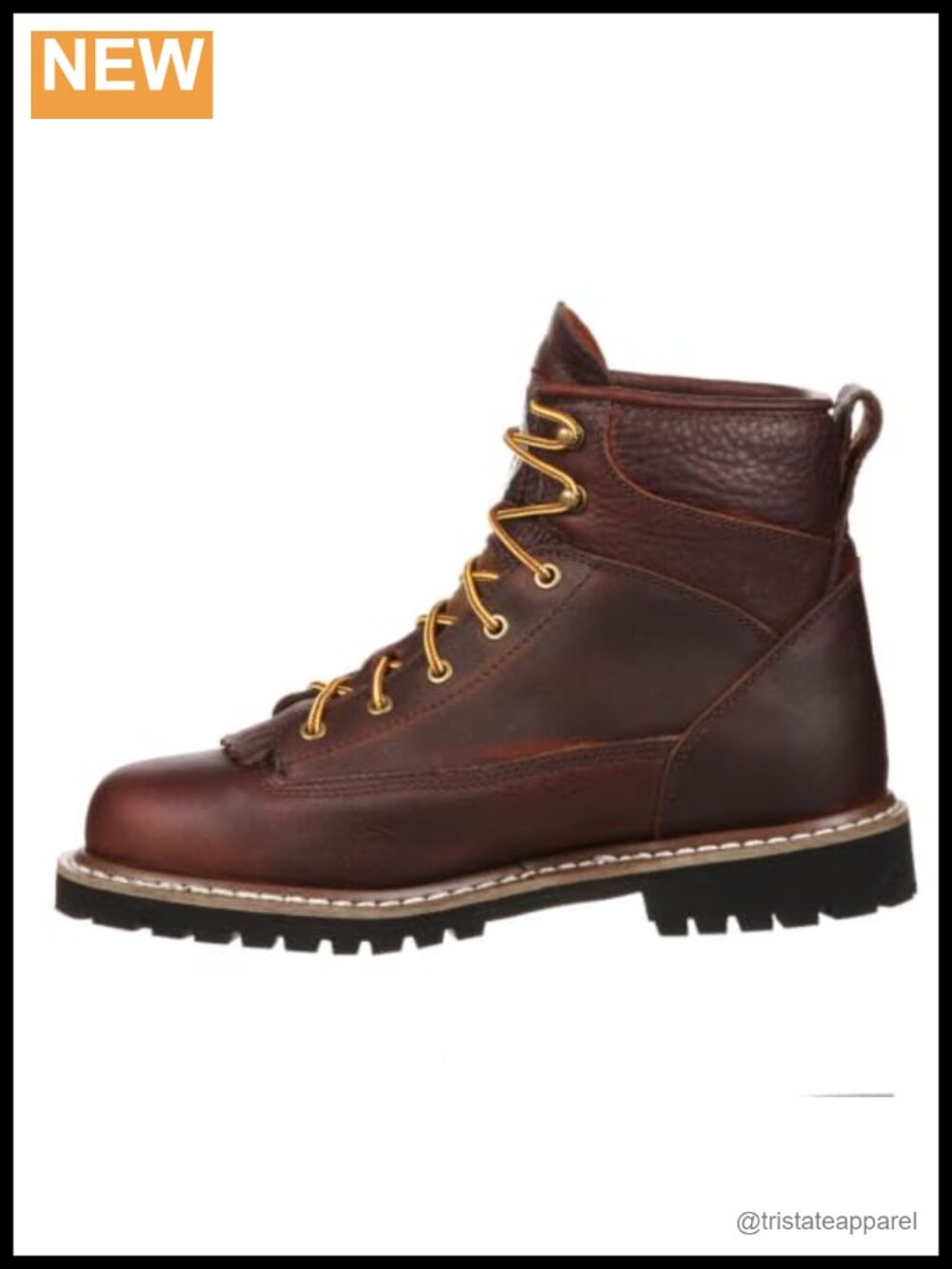 Waterproof Full-Grain Leather Work Boot Soft Toe Mid-Calf